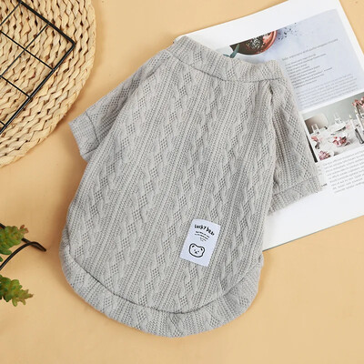 Džemper za male kućne ljubimce Donji dio majice za pse Zimska topla odjeća za male pse, jazavčar, šnaucer, čivava, majica s kapuljačom za pse