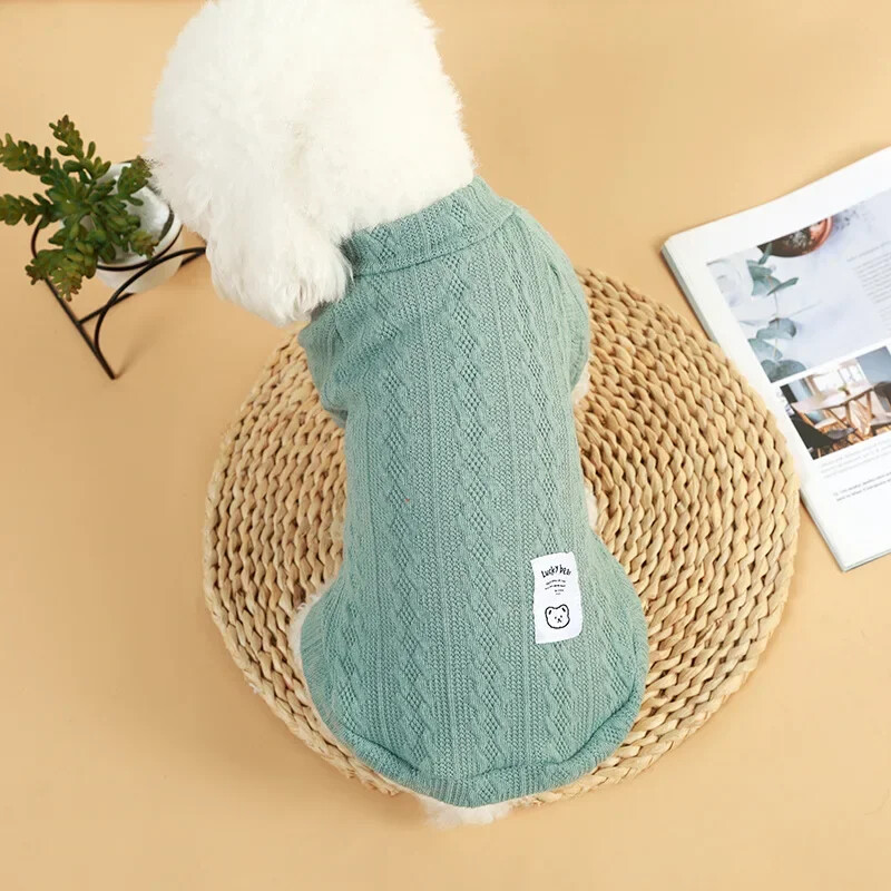 Džemper za male kućne ljubimce Donji dio majice za pse Zimska topla odjeća za male pse, jazavčar, šnaucer, čivava, majica s kapuljačom za pse