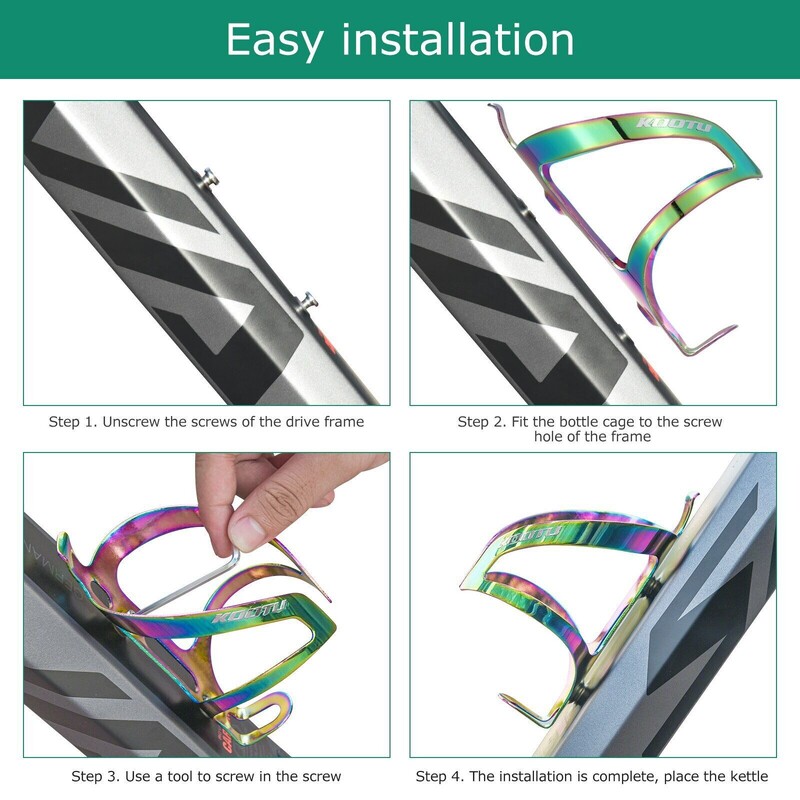 Držač za biciklističku bocu za vodu od aluminijske legure Šareni biciklistički kavez Držač za planinsku bocu za vodu