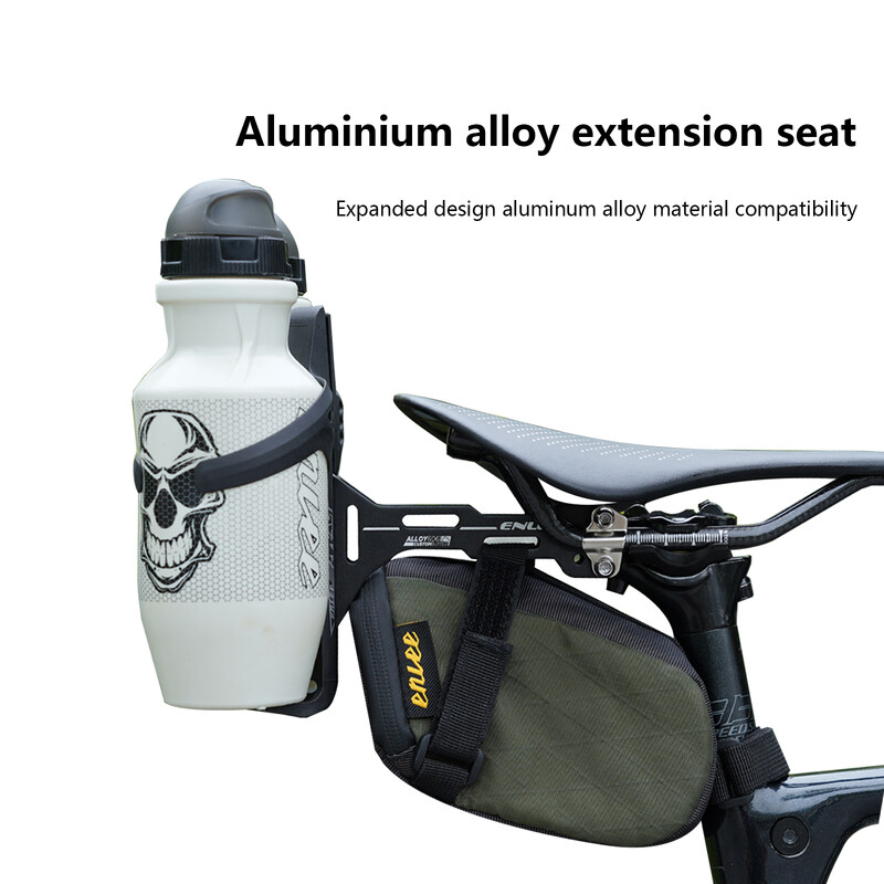 ENLEE Double Cup velosipēda ūdens pudeles būra seglu pagarinājuma turētājs Velosipēdu tējkannas kronšteini MTB šosejas velosipēdu piederumu daļas