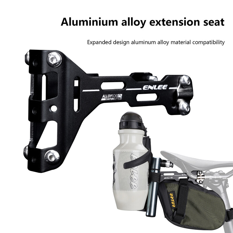 ENLEE Double Cup velosipēda ūdens pudeles būra seglu pagarinājuma turētājs Velosipēdu tējkannas kronšteini MTB šosejas velosipēdu piederumu daļas