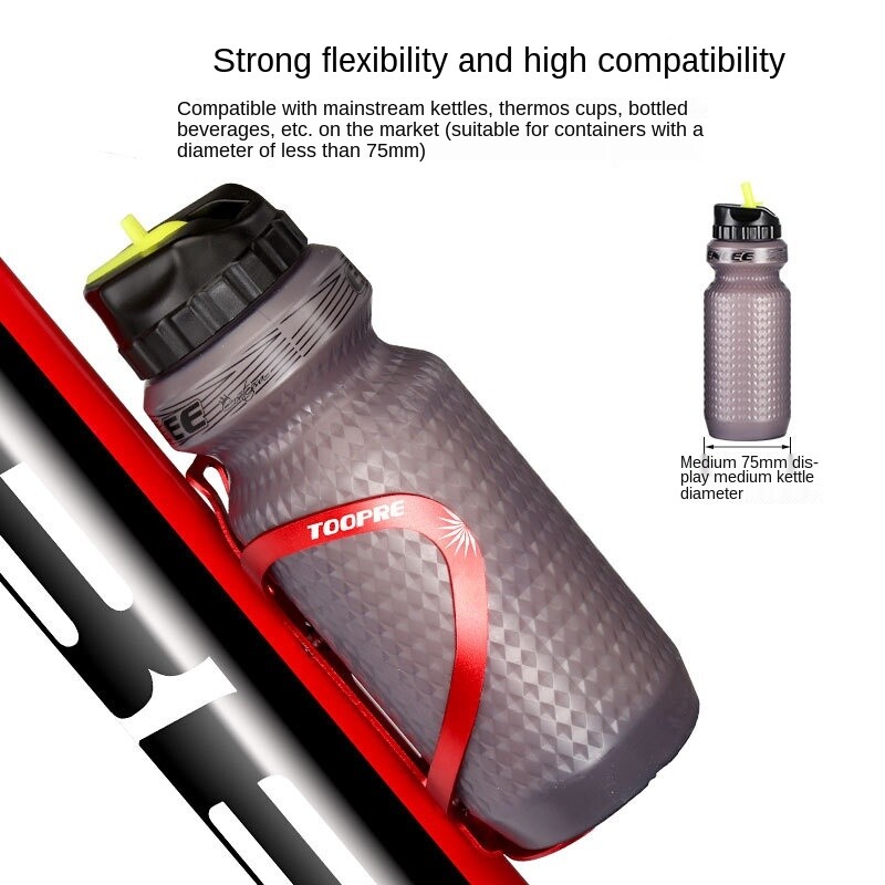 Toopre velosipēdu tējkannas rāmis kalnu velosipēda šosejas velosipēds īpaši viegls alumīnija sakausējuma ūdens krūzes turētājs velosipēda riteņbraukšanai