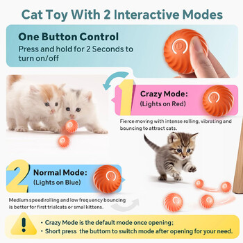 Pet Gravity Pet Toy Ball Automatic Moving Dog Toy Ball Smart USB Jumping Rotating Interactive Dog Chew Toy Ball for Puppy Ball