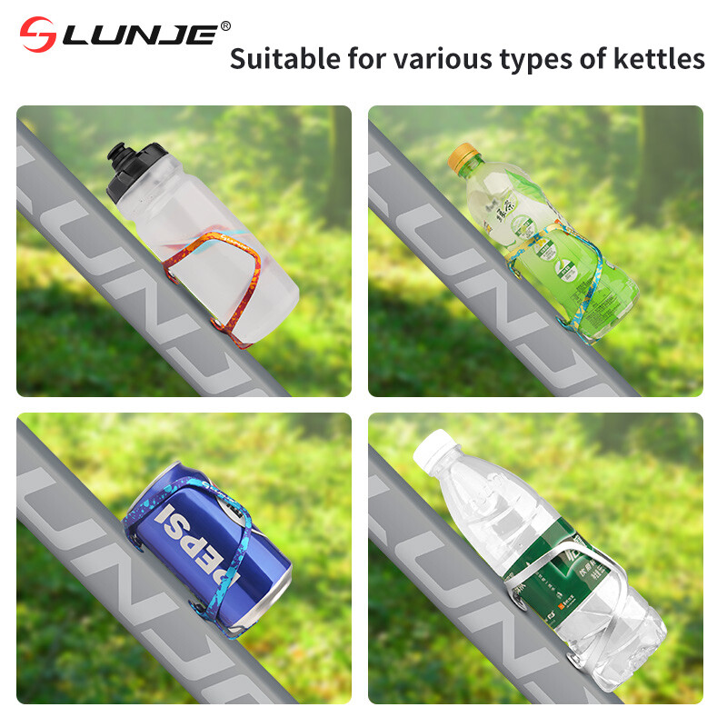 Ūdens pudeļu turētājs Velosipēdu izstrādājumi Aksesuāri Tējkannas statīvs Carbon Road Mountains MTB Riding Bike Bottle Cage