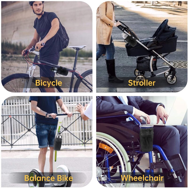 Велосипед Инвалидна количка Бебешка количка Поставка за чаша Бутилка за вода Водоустойчива чанта за напитки Калъф Аксесоари за велосипеди Резервни части