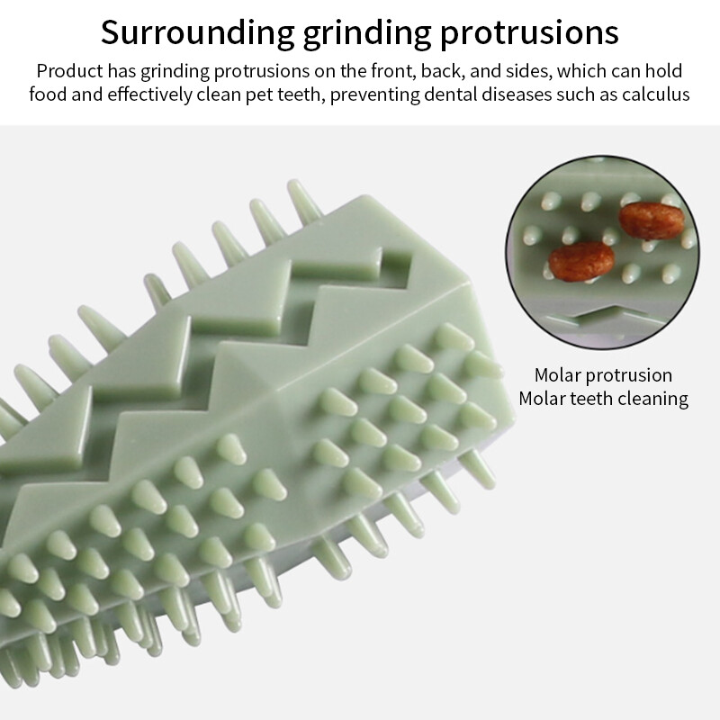 Suņu kucēnu izturīgas košļājamās rotaļlietas Mājdzīvnieku molāra zobu tīrīšanas rīks Interaktīva suņu zobu birstes rotaļlieta maziem suņiem Suņu rotaļlieta Zobu maskoti