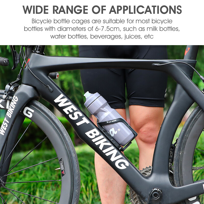 WEST BIKING velosipēda ūdens pudeles turētājs ar riepu svirām Riteņbraukšanas kronšteins MTB šosejas velosipēda pudeļu būra velosipēda piederumi