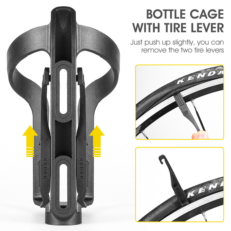 WEST BIKING velosipēda ūdens pudeles turētājs ar riepu svirām Riteņbraukšanas kronšteins MTB šosejas velosipēda pudeļu būra velosipēda piederumi