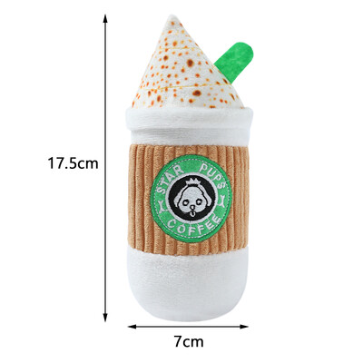 Плюшена играчка за куче Donut Pizza Shape Pet Squeaky Toys for Small Large Dogs Cleaning Teeth Puppy Chew Sound Toy Зоотовары