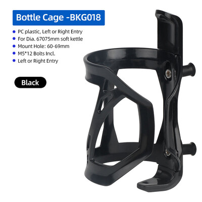 Velosipēda ūdens pudeļu korpuss kreisajā rokā Lietošanai šosejas velosipēda tējkannas statīvs MTB pudeļu turētāju riteņbraukšanas piederumi