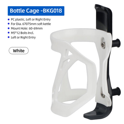 Velosipēda ūdens pudeļu korpuss kreisajā rokā Lietošanai šosejas velosipēda tējkannas statīvs MTB pudeļu turētāju riteņbraukšanas piederumi