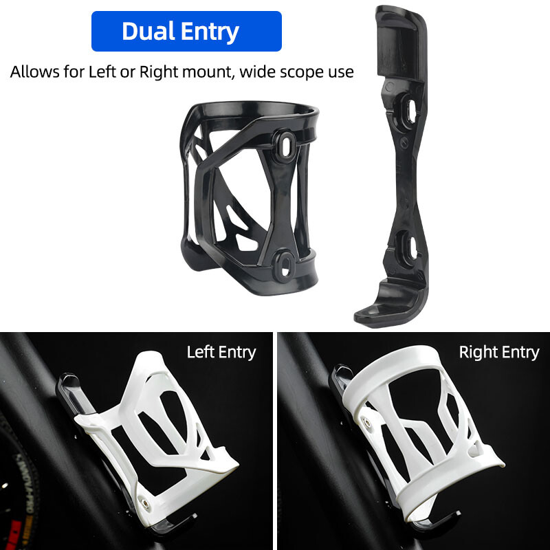 Velosipēda ūdens pudeļu korpuss kreisajā rokā Lietošanai šosejas velosipēda tējkannas statīvs MTB pudeļu turētāju riteņbraukšanas piederumi