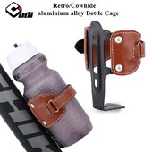 ODI velosipēda pudeļu būris retro govs ādas alumīnija sakausējuma ūdens glāzes turētājs kalnu ceļa salokāmajam velosipēdam iBicycle piederumi 53g