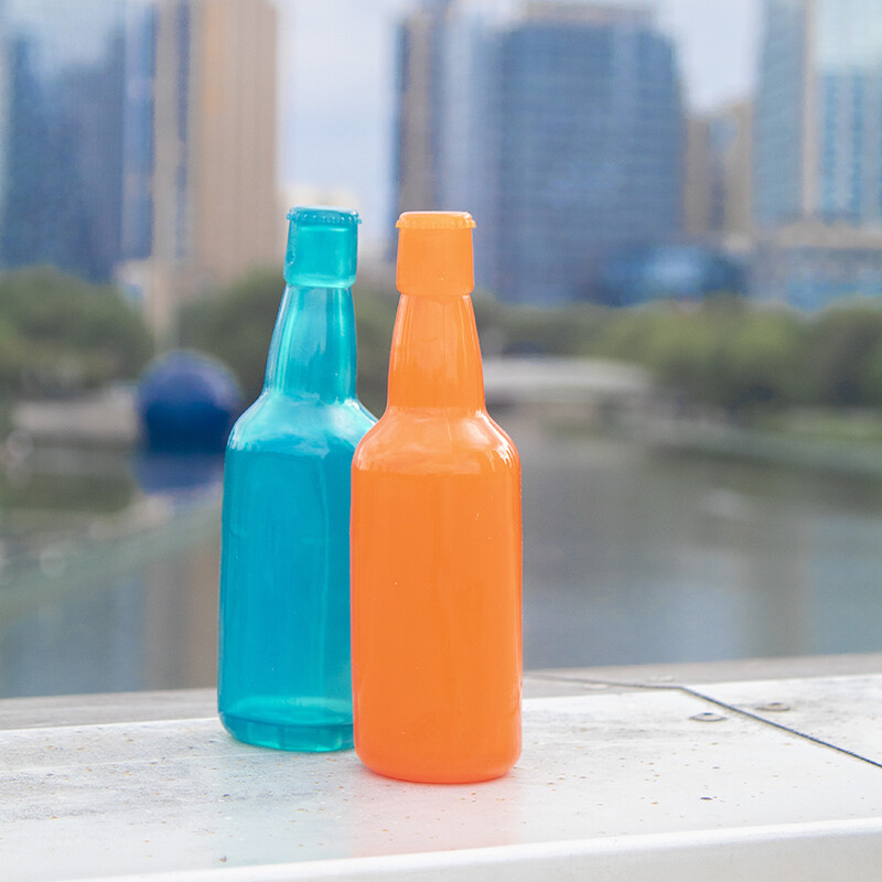 Suņu molāra rotaļlieta Interaktīva silikona pudele Suņu rotaļlieta Pret sakodieniem Zobu tīrīšana Pārtikas noplūdes Puzle Košļājamā Suņa Košļājamā Rotaļlieta