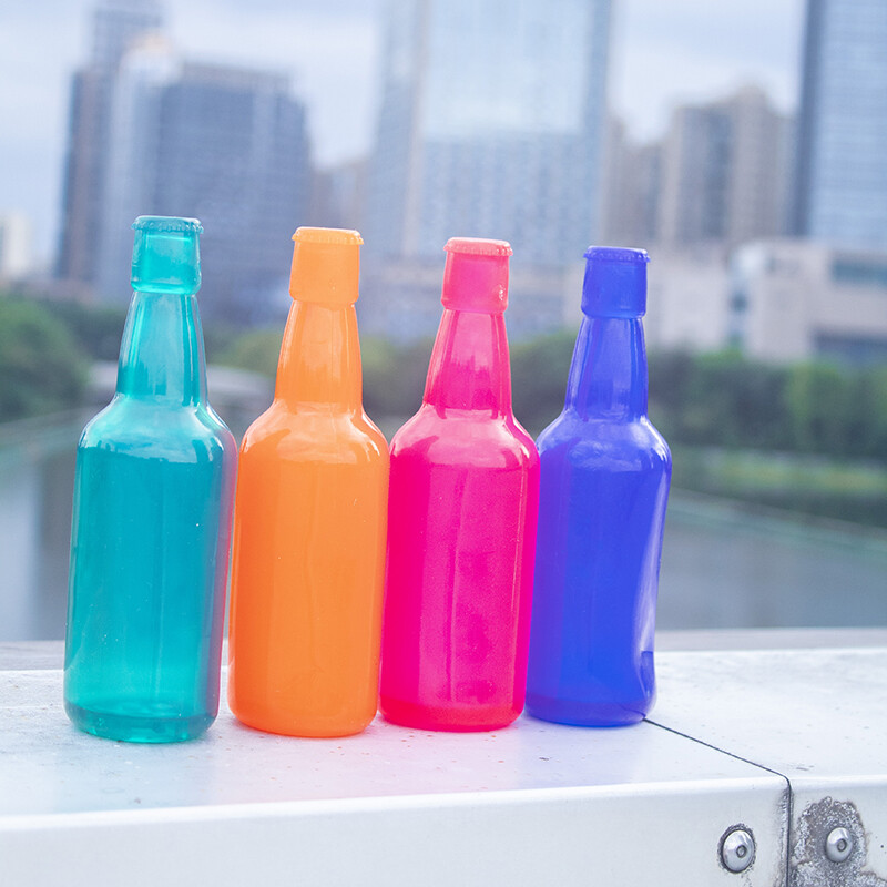 Suņu molāra rotaļlieta Interaktīva silikona pudele Suņu rotaļlieta Pret sakodieniem Zobu tīrīšana Pārtikas noplūdes Puzle Košļājamā Suņa Košļājamā Rotaļlieta