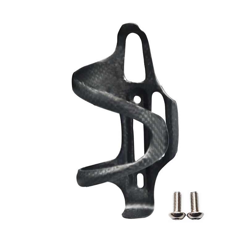 Sānu vilkšanas veids Ultra viegls pilnas oglekļa šķiedras velosipēda ūdens pudeles sprosts, viegls dzēriena turētājs MTB kalnu velosipēdu ceļam