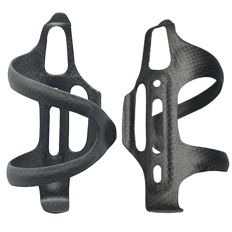 Sānu vilkšanas veids Ultra viegls pilnas oglekļa šķiedras velosipēda ūdens pudeles sprosts, viegls dzēriena turētājs MTB kalnu velosipēdu ceļam