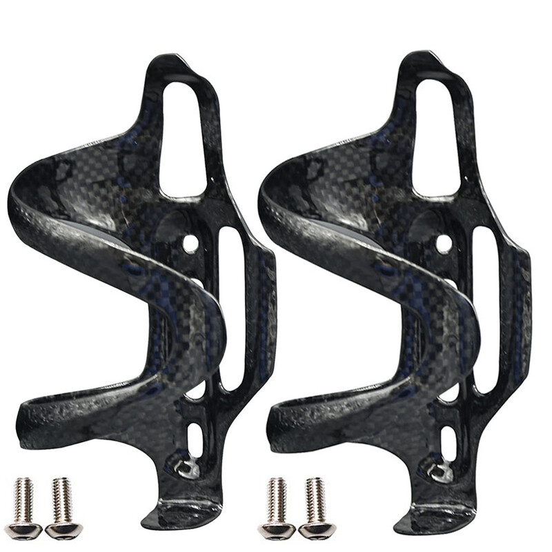 Sānu vilkšanas veids Ultra viegls pilnas oglekļa šķiedras velosipēda ūdens pudeles sprosts, viegls dzēriena turētājs MTB kalnu velosipēdu ceļam