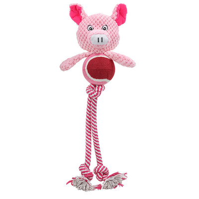 Plišana svinja, žaba, ljubimac, škripave igračke za male pse, štene, konopac, lopta, igračka za žvakanje, škripa, pribor za kućne ljubimce.