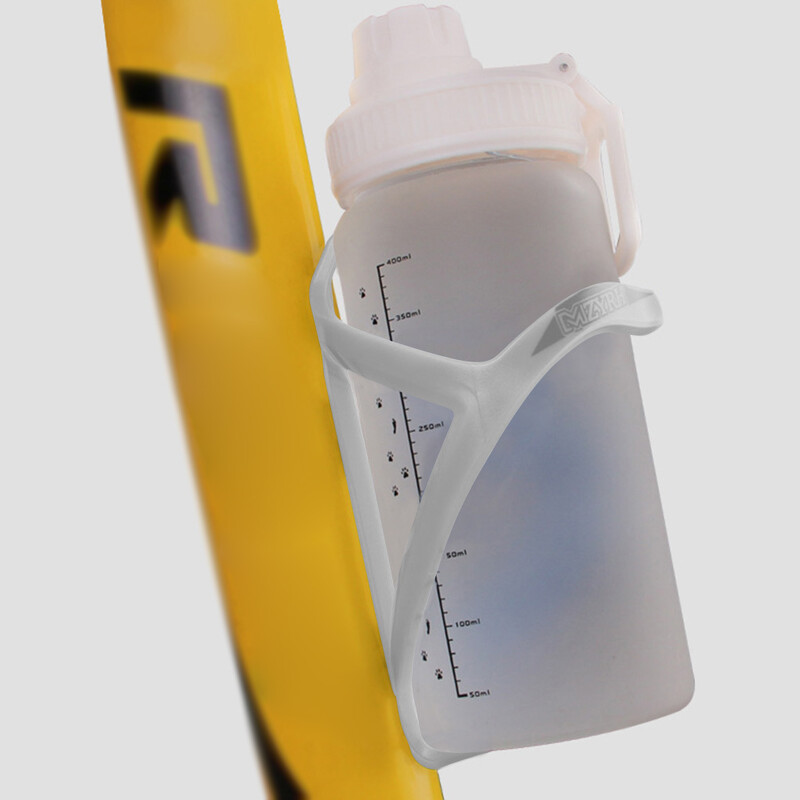 Velosipēda ūdens pudeļu sprosts Plastmasas velopudeļu turētājs Regulējams velosipēda dzērienu krūzes statīvs dzeltens