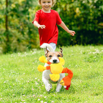 Pets Dog Toys Screaming Chicken Sound Toy Puppy Bite Resistant Chew Toy Interactive Squeaky Dog Toy Puppy Dog Toy Аксесоари