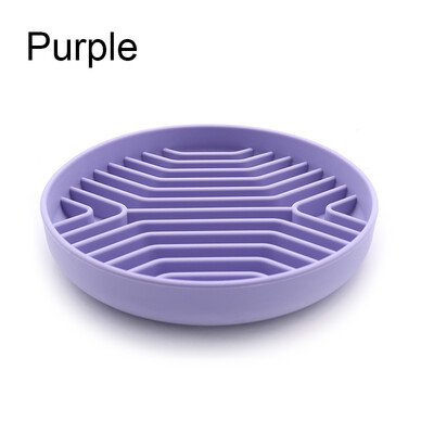 Zdjela za sporu hranu Protuklizna Zdjela za hranu protiv gušenja Silikonska zdjela za hranu Kupka za štene Ometano lizanje Tanjur Pribor za jelo Pribor za kućne ljubimce