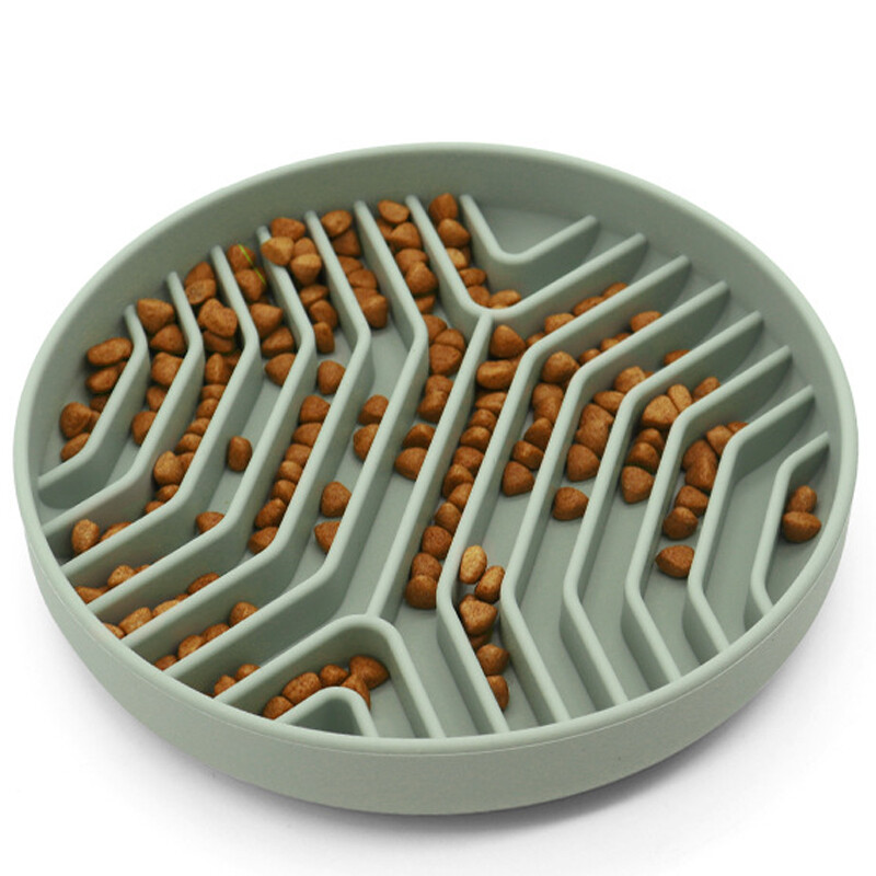 Zdjela za sporu hranu Protuklizna Zdjela za hranu protiv gušenja Silikonska zdjela za hranu Kupka za štene Ometano lizanje Tanjur Pribor za jelo Pribor za kućne ljubimce