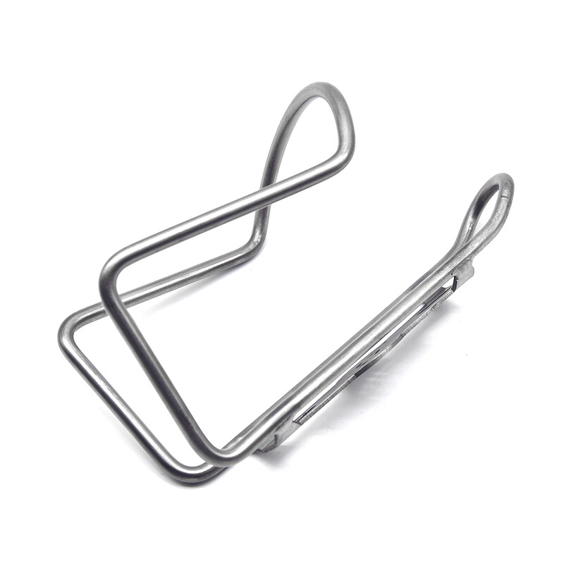 Държач за бутилка за велосипед Титаниева сплав Клетка за чайник за велосипед Планински велосипед Държач за чаша за вода Скоба за бутилка за напитки Аксесоари за колоездене