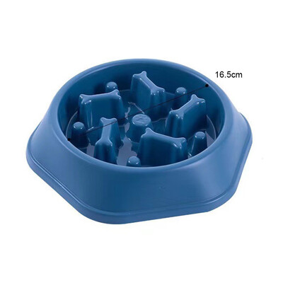 Dog Puppy Slow Feeder Bowl Neklizajuća Puzzle Bowl Anti-Gulping Dog Posuđe za sporije hranjenje hrane Zdjela za kućne ljubimce za velike srednje male pse