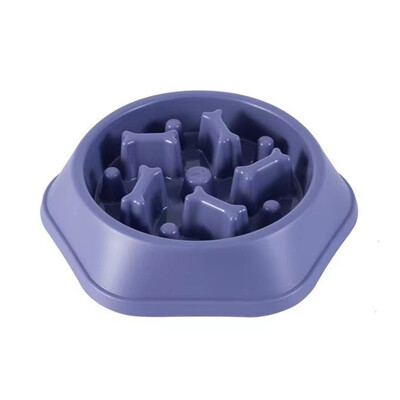 Dog Puppy Slow Feeder Bowl Neklizajuća Puzzle Bowl Anti-Gulping Dog Posuđe za sporije hranjenje hrane Zdjela za kućne ljubimce za velike srednje male pse