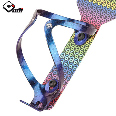 ODI velosipēdu pudeļu būri Krāsains tējkannas turētāja kronšteins Īpaši viegls hameleona alumīnija sakausējuma MTB šosejas velosipēdu ūdens pudeļu plaukts