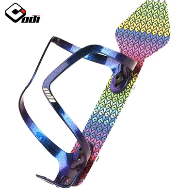 ODI velosipēdu pudeļu būri Krāsains tējkannas turētāja kronšteins Īpaši viegls hameleona alumīnija sakausējuma MTB šosejas velosipēdu ūdens pudeļu plaukts