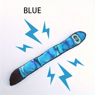 Durablez Tough plīša pīkstoša suņu rotaļlieta čūska ar garām acīm