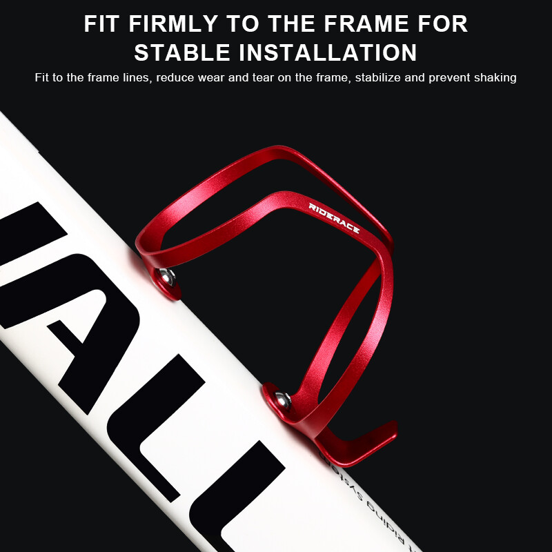 Velosipēdu pudeļu korpuss no alumīnija sakausējuma vieglā MTB šosejas velosipēda ūdens pudeļu būra krūzes kronšteins āra sporta riteņbraukšanas piederumi