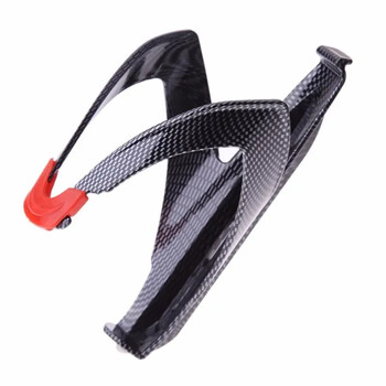 Carbon Fiber Bicycle Bottle Water Cage MTB Road Cycling Θήκη για μπουκάλια νερού ποδηλάτου ποδηλάτου Κλουβί μπουκαλιών ποδηλάτου Πλαστική ίνα μόδας από γυαλί