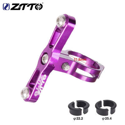ZTTO alumīnija sakausējuma velosipēdu pudeļu korpusa pārveidošana CNC MTB šosejas velosipēda pudeļu turētāja adaptera velosipēda ūdens glāzes turētāja riteņbraukšanas daļas