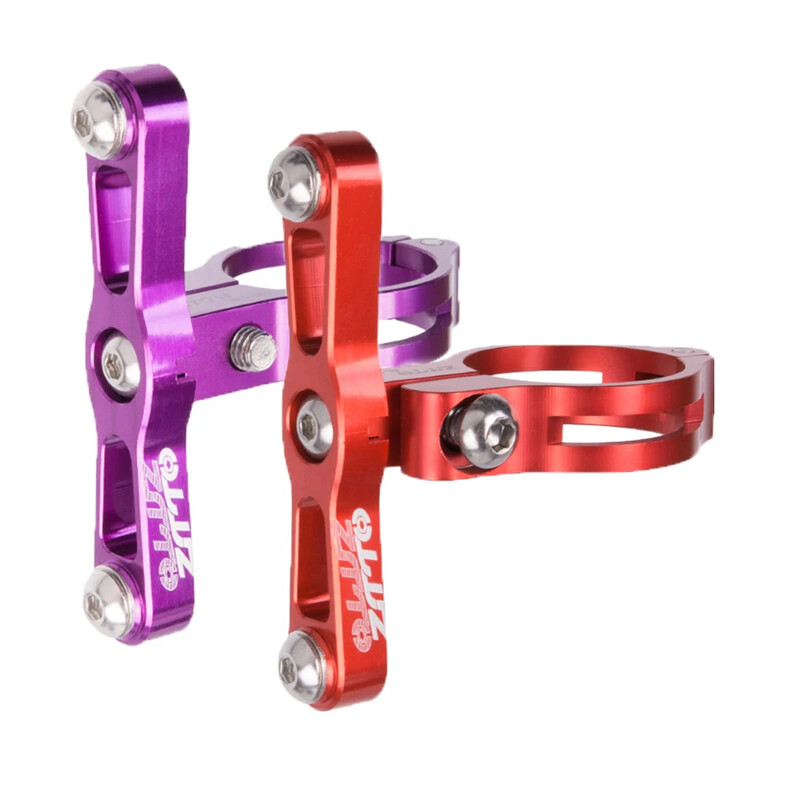 ZTTO alumīnija sakausējuma velosipēdu pudeļu korpusa pārveidošana CNC MTB šosejas velosipēda pudeļu turētāja adaptera velosipēda ūdens glāzes turētāja riteņbraukšanas daļas