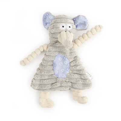 Maza suņa rotaļlieta trusis plīša mājdzīvnieku rotaļlieta ezis kucēns, skaņas čīkstošs mīkstās rotaļlietas spēlēšanai