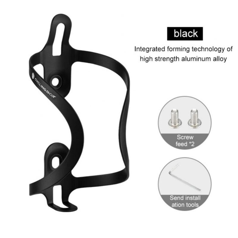 MTB velosipēda pudeļu turētājs Augstas izturības alumīnija sakausējuma āra velosipēda ūdens krūzes dzērienu plaukta pudeļu turētājs
