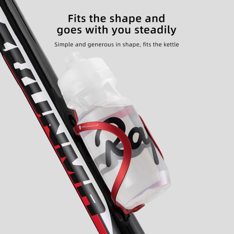 MTB velosipēda pudeļu turētājs Augstas izturības alumīnija sakausējuma āra velosipēda ūdens krūzes dzērienu plaukta pudeļu turētājs