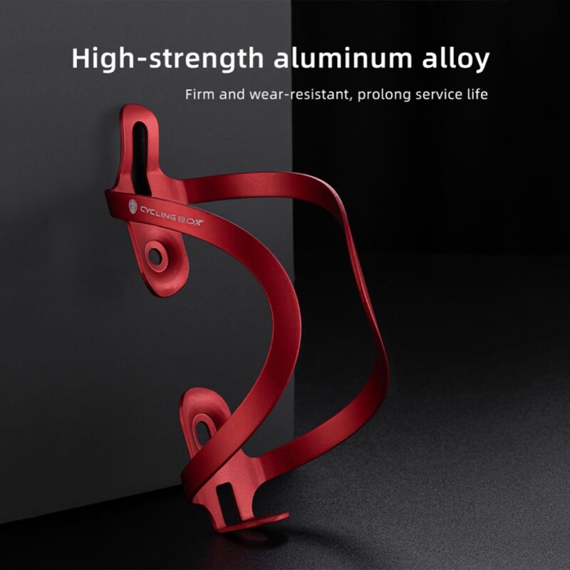 MTB velosipēda pudeļu turētājs Augstas izturības alumīnija sakausējuma āra velosipēda ūdens krūzes dzērienu plaukta pudeļu turētājs