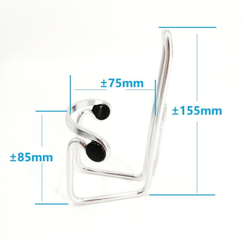 Litepro pudeles turētājs alumīnija sakausējuma īpaši viegls ūdens pudeles korpuss, sudraba MTB saliekamā velosipēda daļa