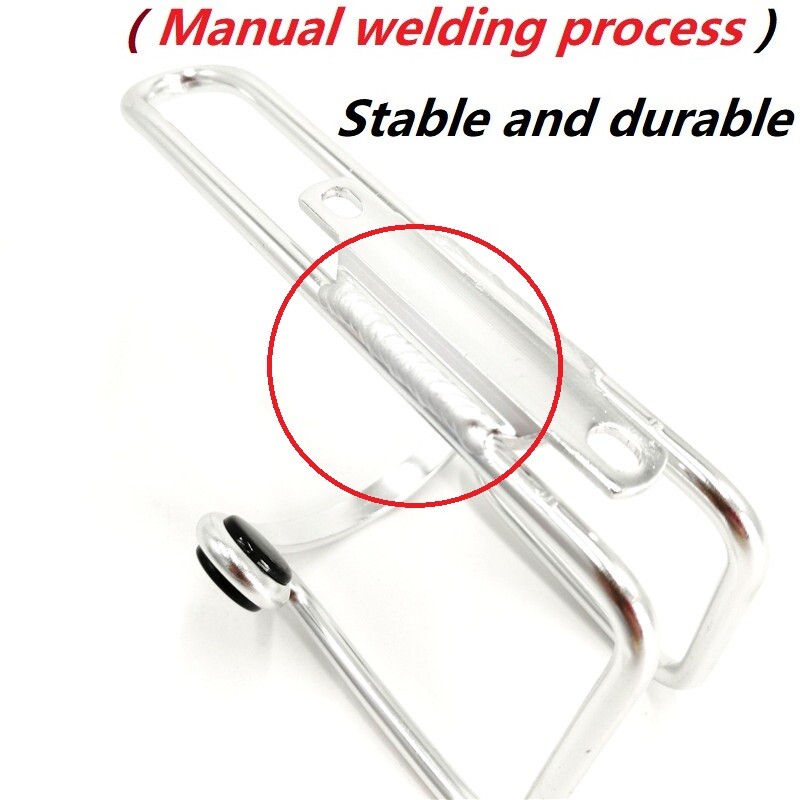 Litepro pudeles turētājs alumīnija sakausējuma īpaši viegls ūdens pudeles korpuss, sudraba MTB saliekamā velosipēda daļa