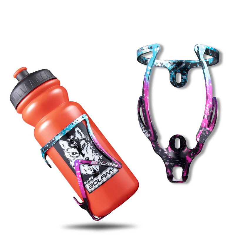 Kalnu velosipēda pudeļu turētājs velosipēda viengabala alumīnija sakausējuma pudeļu būris šosejas velosipēda ūdens glāzes turētājs Braukšanas piederumi