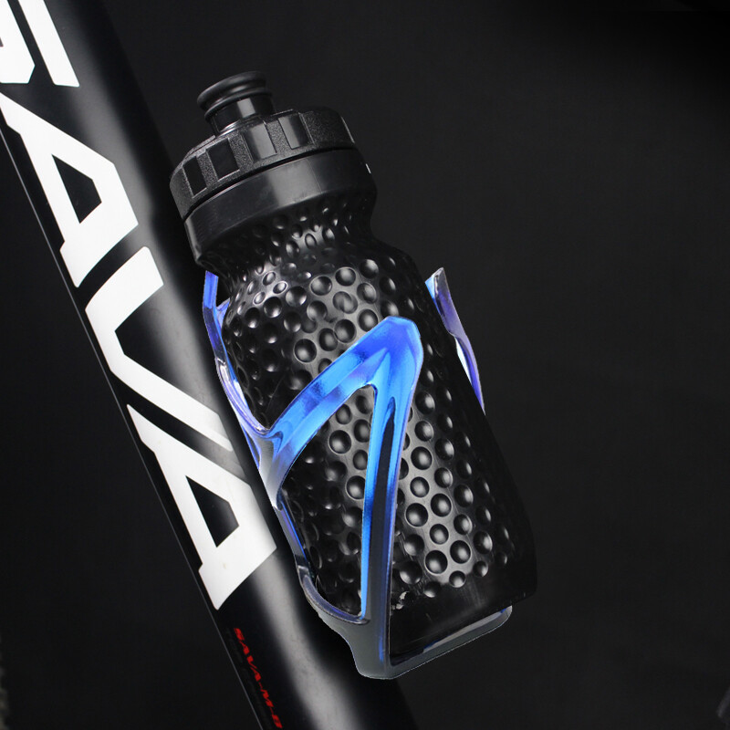 Държач за бутилка за вода за велосипед Цветен градиент Клетки за бутилка за колоездене Планински път Поставка за колба за велосипед Поставка Аксесоари за MTB велосипед