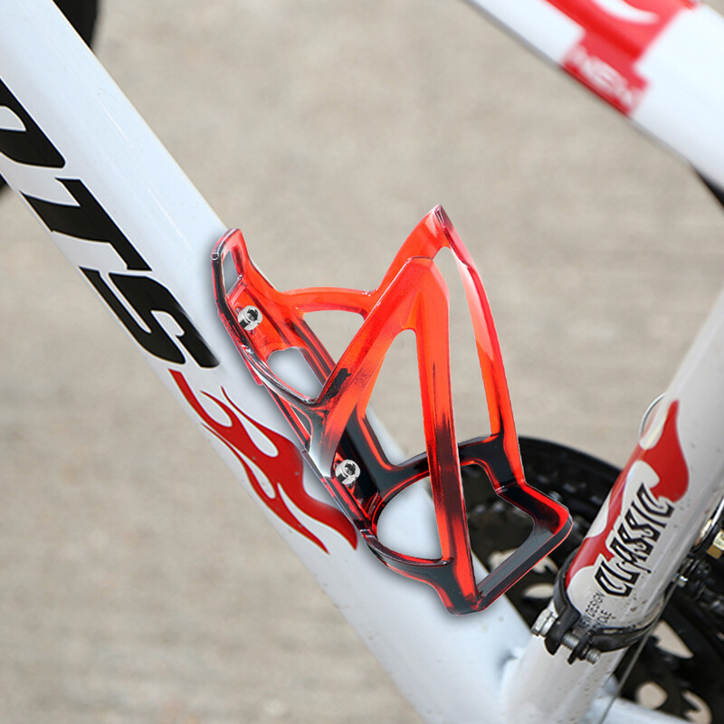 Държач за бутилка за вода за велосипед Цветен градиент Клетки за бутилка за колоездене Планински път Поставка за колба за велосипед Поставка Аксесоари за MTB велосипед