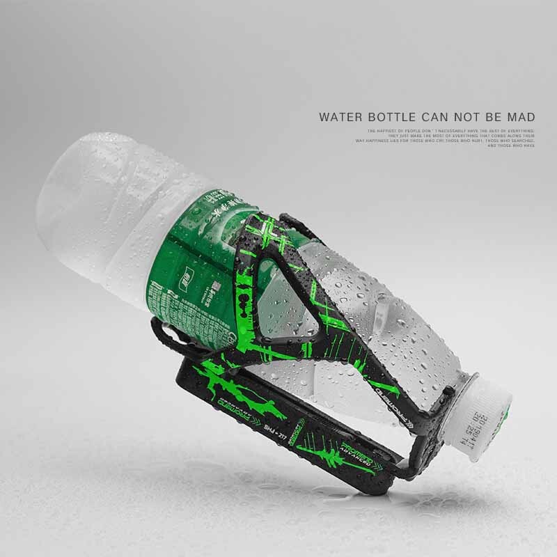 Клетка за бутилка за вода за велосипед MTB Държач за бутилка за шосеен велосипед Ултралека и силна фиксация Оборудване за циклене с инструмент за изваждане на гуми