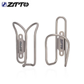 ZTTO Pure Titanium Alloy Bicycle Bottle Cage Cage High Strength Hollow Tube Лек държач за велосипедна бутилка MTB шосеен велосипед