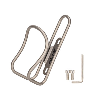 ZTTO Pure Titanium Alloy Bicycle Bottle Cage Cage High Strength Hollow Tube Лек държач за велосипедна бутилка MTB шосеен велосипед
