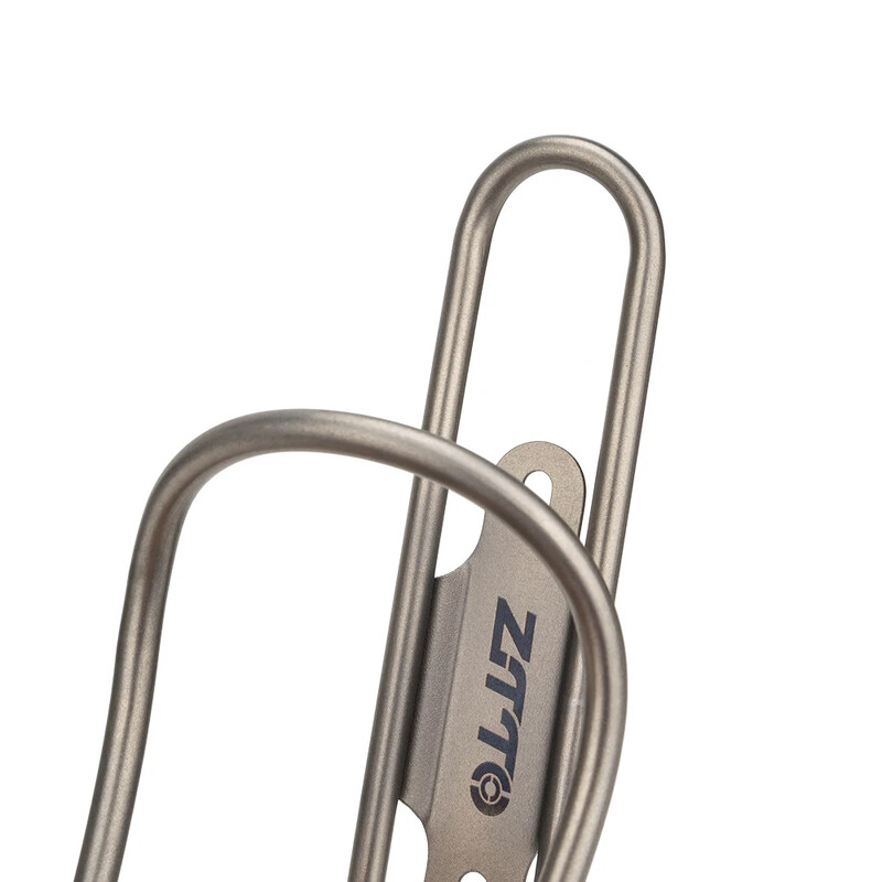ZTTO Pure Titanium Alloy Bicycle Bottle Cage Cage High Strength Hollow Tube Лек държач за велосипедна бутилка MTB шосеен велосипед